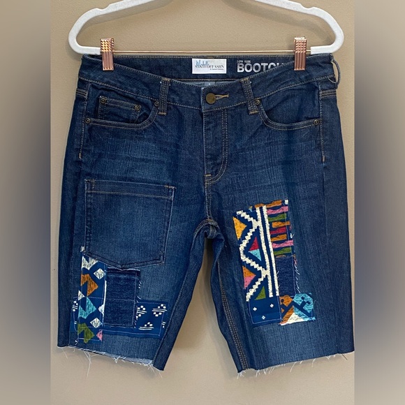 @STATEOFFASHN “Patch~Ready” custom Bermuda short - Picture 2 of 7